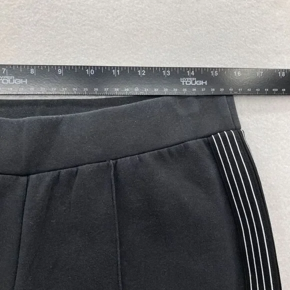 Athleta Commuter Pants Women's Small Pull On Black Stretch‎ Striped Ankle Zip - Picture 8 of 14